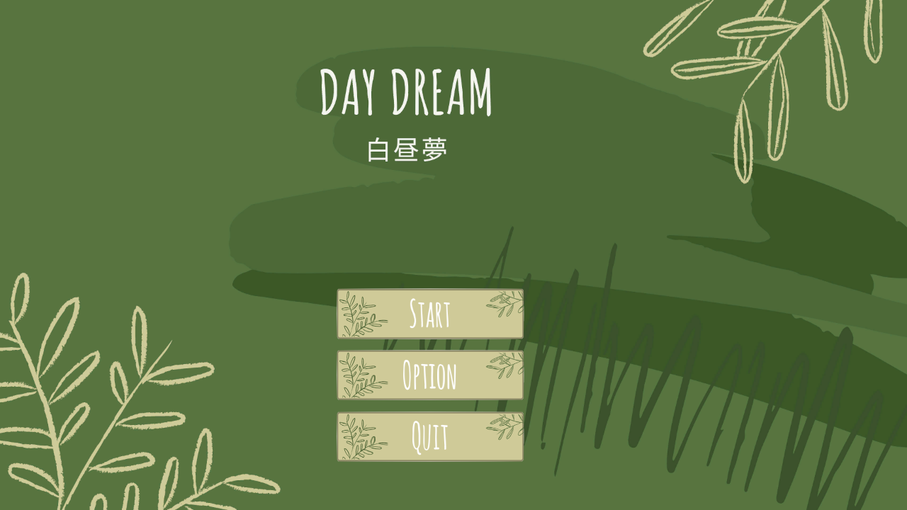 Title Screen of Daydream